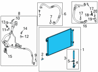 OEM Buick Encore GX Condenser Diagram - 42721705