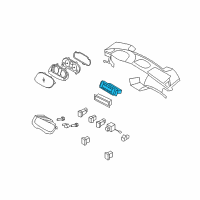 OEM 2007 Hyundai Azera Heater Control Assembly Diagram - 97250-3L302-5H