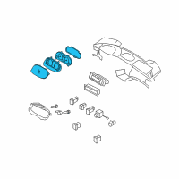 OEM 2011 Hyundai Azera Cluster Assembly-Instrument(KPH) Diagram - 94021-3L015