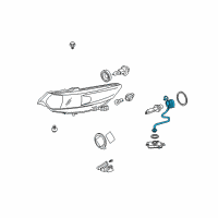 OEM 2014 Acura TSX Igniter, Hid Diagram - 33129-TL0-G01