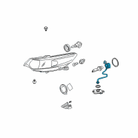 OEM 2009 Acura TSX Igniter, Hid Diagram - 33129-TL0-G01