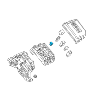 OEM 2014 Chevrolet Spark Maxi Fuse Diagram - 96377976