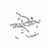 OEM 1999 Ford F-250 Shackle Diagram - F75Z-5775-BD