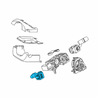 OEM Toyota Yaris Headlamp Switch Diagram - 84140-WB009