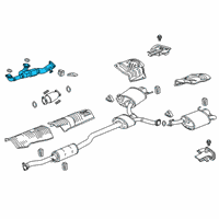 OEM 2018 Acura RLX Pipe A, Exhaust Diagram - 18210-TY2-A02