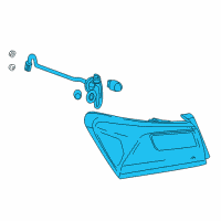 OEM Chevrolet Malibu Tail Lamp Assembly Diagram - 84516375