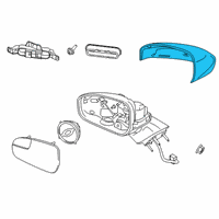 OEM 2019 Ford SSV Plug-In Hybrid Mirror Cover Diagram - DS7Z-17D742-AAPTM