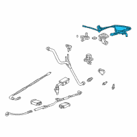 OEM Mercury Tube Assembly Diagram - 6L2Z-9E498-A