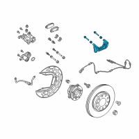 OEM 2017 Chrysler 200 Adapter-Disc Brake CALIPER Diagram - 68225298AA