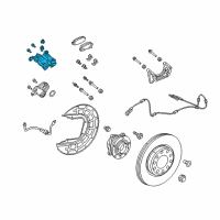 OEM 2015 Jeep Cherokee CALIPER-Disc Brake Diagram - 68225304AB