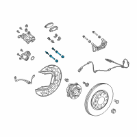 OEM 2014 Jeep Cherokee Pin-Disc Brake Diagram - 68225303AA