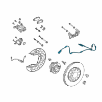 OEM 2015 Chrysler 200 Sensor-Wheel Speed Diagram - 68155899AB