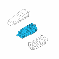 OEM Kia Sedona Engine Room Junction Box Assembly Diagram - 919504D360