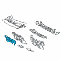 OEM 2014 Lexus RX350 INSULATOR, Dash Panel Diagram - 55223-0E080