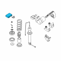 OEM 2005 BMW 760Li Edc-K Control Unit Diagram - 37-14-6-779-672