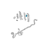 OEM 1988 GMC K2500 Lens-Rear Reflex (LH) Diagram - 16506351