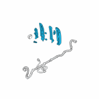 OEM Cadillac Combo Lamp Assembly Diagram - 5977867