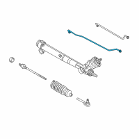 OEM 1997 Chevrolet Corvette PIPE, Steering Gear Oil Pressure Diagram - 26056780