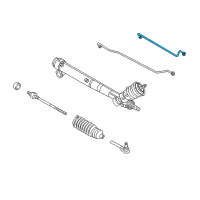 OEM 2003 Chevrolet Corvette PIPE, Steering Gear Oil Pressure Diagram - 26056779