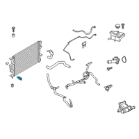 OEM 2018 Ford Fusion Radiator Drain Plug Diagram - 6G9Z-8115-A