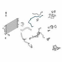 OEM Ford Fusion Reservoir Hose Diagram - HG9Z-8063-B