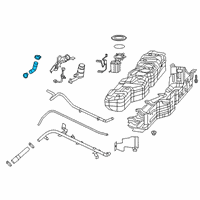 OEM 2020 Jeep Gladiator Hose-Fuel Filler Diagram - 68336617AA