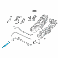 OEM 2020 Jeep Gladiator Hose-Fuel Filler Diagram - 68336609AA