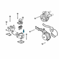 OEM Ford Bronco Temperature Gauge Sending Unit Diagram - 3F1Z-12A648-A