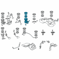 OEM 2010 Acura TL Filter Set, Fuel Diagram - 17048-TK5-A00