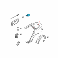 OEM 2001 BMW X5 Actuator Diagram - 67-11-6-987-626