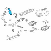 OEM 2014 Cadillac XTS Preconverter Diagram - 20929196