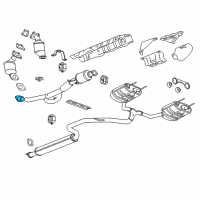 OEM 2016 Chevrolet Impala Extension Pipe Diagram - 20907472