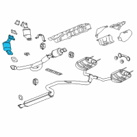 OEM 2016 Cadillac XTS Preconverter Diagram - 20926629