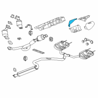 OEM Chevrolet Heat Shield Diagram - 22912732