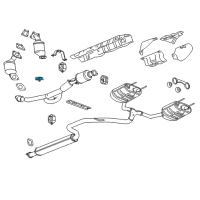 OEM GMC Connector Pipe Gasket Diagram - 13267274