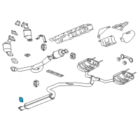 OEM 2018 Buick Cascada Front Muffler Gasket Diagram - 20907464