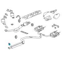 OEM 2017 Chevrolet Impala Front Muffler Gasket Diagram - 20907464