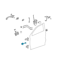 OEM Acura Checker, Left Front Door Diagram - 72380-STK-A01