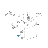 OEM 2008 Acura RDX Checker, Left Front Door Diagram - 72380-STK-A01