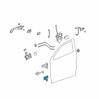 OEM 2010 Acura RDX Hinge, Right Front Door (Lower) Diagram - 67420-STK-A01ZZ