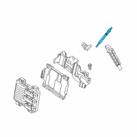 OEM 2019 Chevrolet Equinox Glow Plug Diagram - 55596430