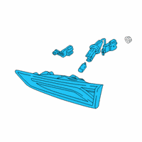 OEM 2021 Hyundai Kona Electric Lamp Assembly-Rear Combination Inside, LH Diagram - 92403-J9000