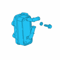 OEM Buick Oil Cooler Diagram - 12674316