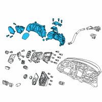 OEM 2014 Honda CR-Z Mirror, Half Diagram - 78110-SZT-J01