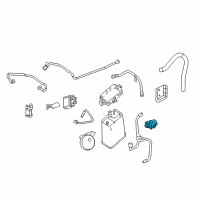 OEM Cadillac XLR Vacuum Solenoid Diagram - 25794610