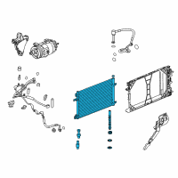 OEM 2012 Buick Regal Condenser Diagram - 39025498