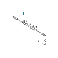 OEM Toyota Gear Assembly Mount Bolt Diagram - 90119-12379