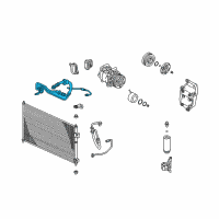 OEM 2003 Honda Civic Pipe Assembly, Air Conditioner Diagram - 80325-S5B-A01