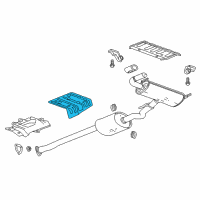 OEM 2016 Buick Envision Heat Shield Diagram - 23508004