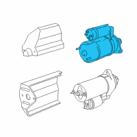 OEM BMW 850i Rmfd Starter Diagram - 12-41-1-468-117